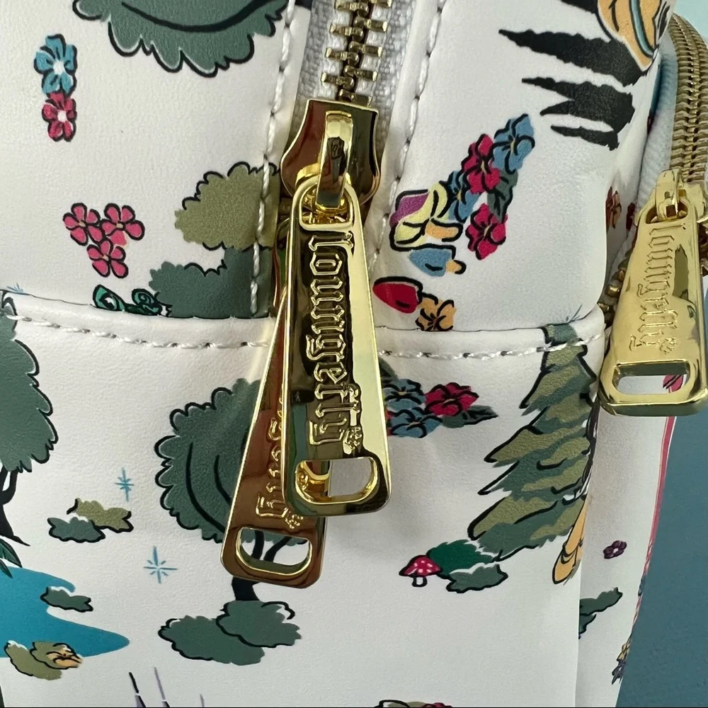 Loungefly Disney Princess Landscape White Mini Backpack‎